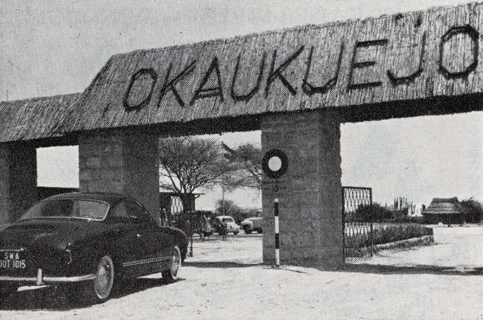 Das Okaukuejo Camp in den 1960er-Jahren