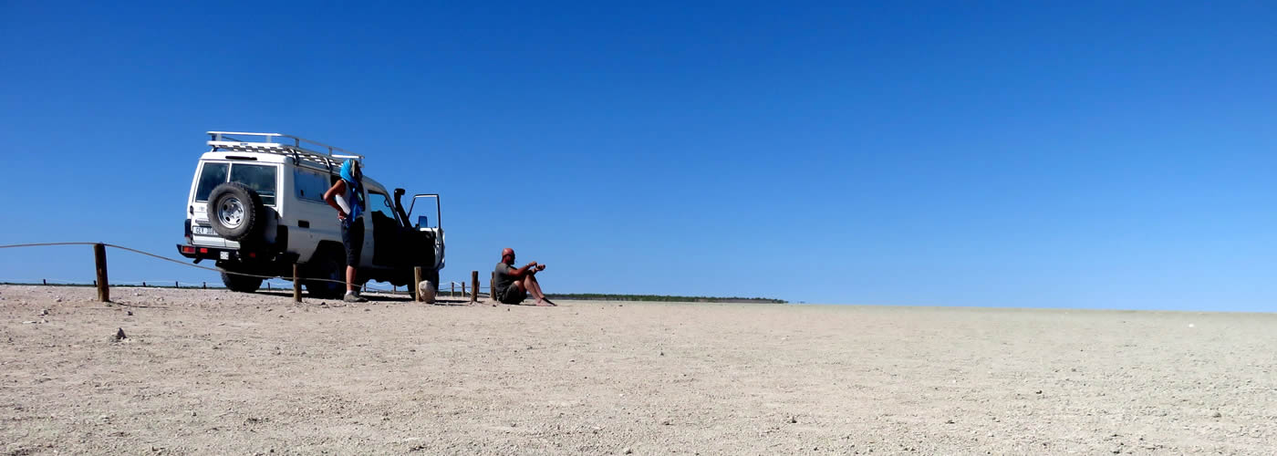 Safarilandschaft in Etosha, Namibia