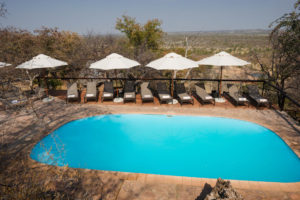 Swimmingpool der Ongava Lodge