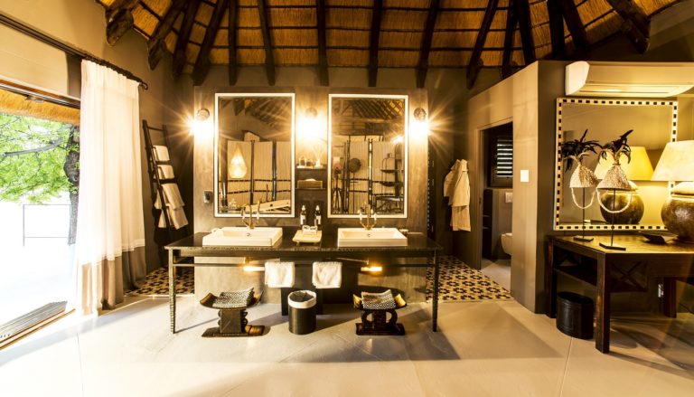 Badezimmer der Villa Mushara