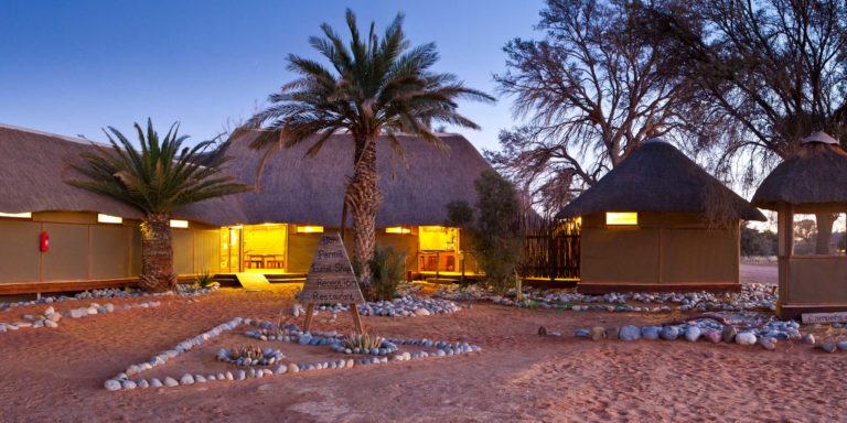 Einrichtungen der Sesriem Campsite im Namib-Naukluft-Park