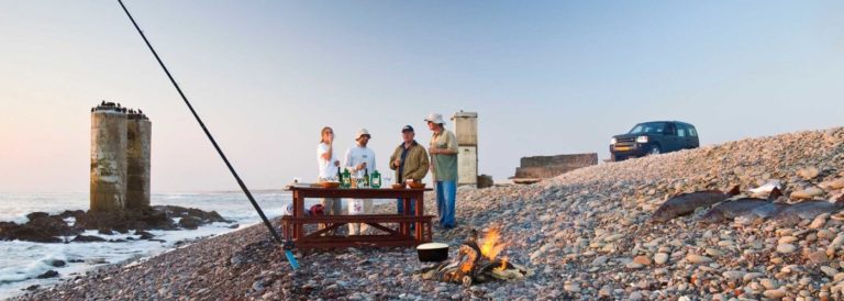 Terrace Bay in Namibia ist ideal zum Angeln und bietet einzigartige Landschaften
